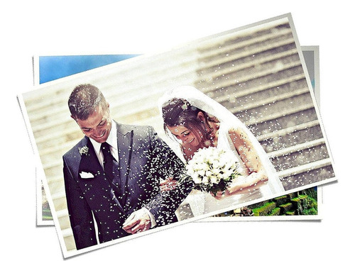 Papel Fotográfico 10x15 A6 260g Microporoso Glossy 20 Folhas Cor Branco Brilhante