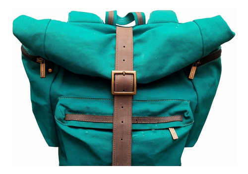 Imagen 2 de 6 de Mochila Bolso Mueck Bike Lona Impermeabilizada San Roman