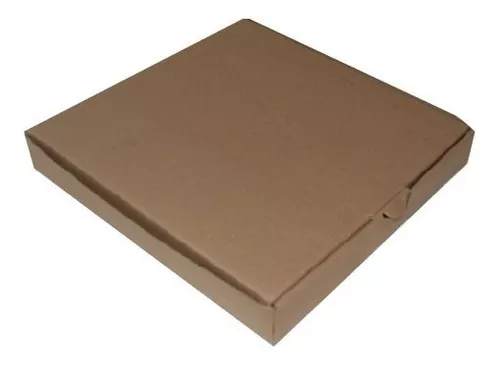 Caja Cartón 33 x 33 x 4 cm para pizza color blanco - Cajas y Precintos