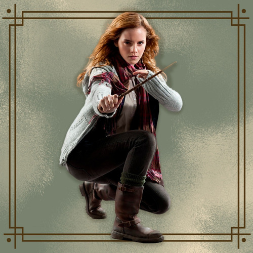 Imagen 5 de 5 de Varita Hermione Granger Con Caja+ Saco+ Tarjeta Harry Potter