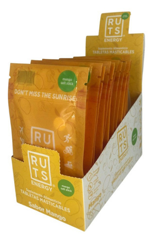 Electrolitos Multisport Ruts Energy Masticable Mango Remm6 Color Multicolor