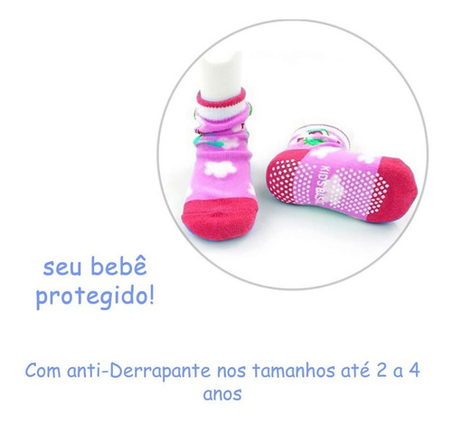 Kit 12 Pares Meias Infantil Atacado Importadas Tendência Top