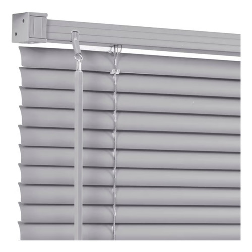 Cortina Persiana Horizontal Cinza Atlas 100 X 1,30
