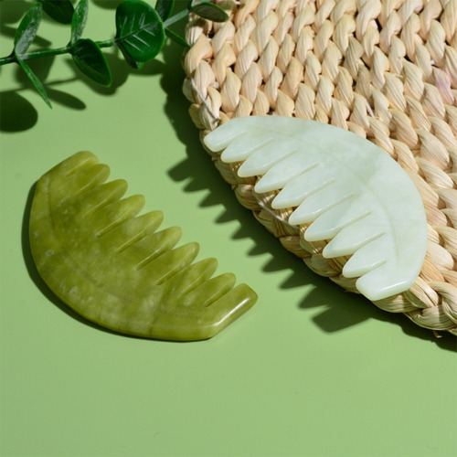 Masajeador Meridians Jade, Peine De Masaje Para Cabello, 2 U