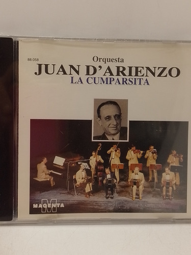 Juan D'arienzo La Cumparsita Cd Nuevo 