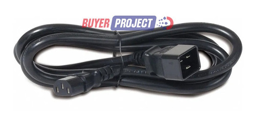 Imagen 1 de 4 de Cable De Poder Para Pdu Servidor C13 A C20 10a 250v 2.8mts