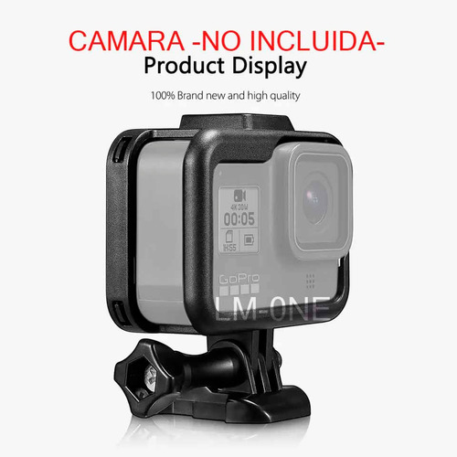 Imagen 5 de 5 de Protector Frame P/ Gopro Hero 8 Black+ Micas Vidrio 9h, Case