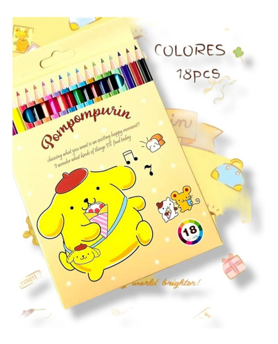 18 Colores Para Dibujar Escribir Sanrio