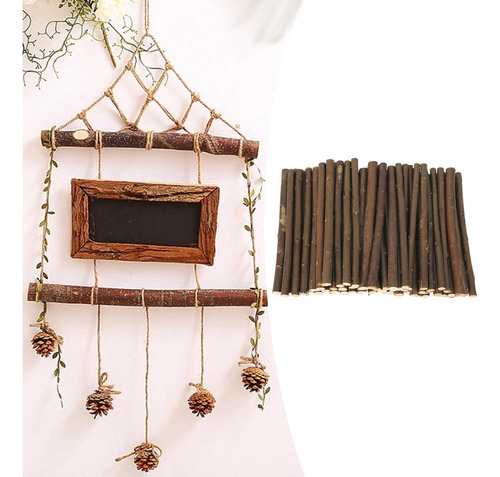 Nuevo 50x Troncos De Madera Adornos Rústicos Ramas Secas