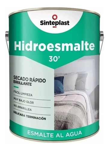 Recuplast Hidro Esmalte Brillante Al Agua 4 Lts Sinteplast 