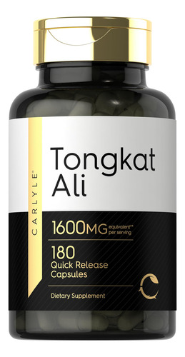 Suplemento Carlyle Tongkat Ali 1600mg 180 Cápsulas