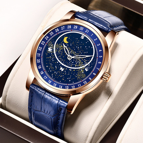 Reloj Starry Sky Luminoso Resistente Al Agua B114