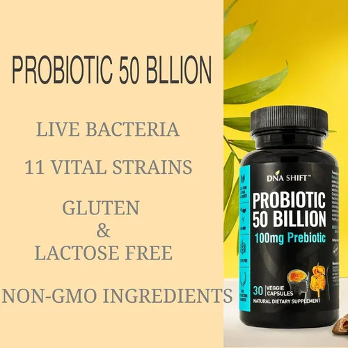 Probióticos --- Con 11 Cepas Vivas Prebióticos Para