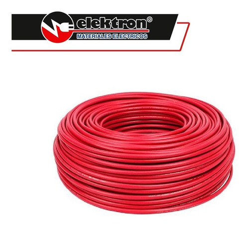 Imagen 5 de 8 de Bolsa 50 Mts Cable Iusa Rojo Thw Cal 12 Awg 100%cobre