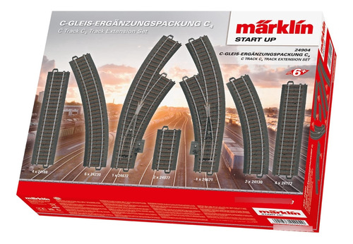 Marklin C Pista C4 Juego Rail Track Extension Ho Escala