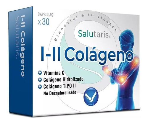 Colágeno Salutaris Hidrolizado + Vitamina C + Colageno Tipo Il sabor neutro
