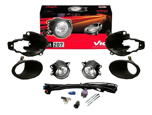 Kit De Faros Auxiliares Peugeot 207 Compact 08/09