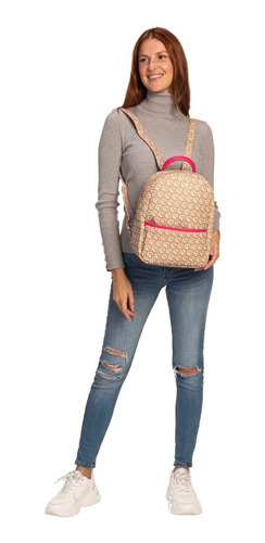 Imagen 4 de 7 de Backpack Hpc Polo Estampada Monograma