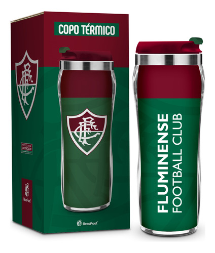 Copo Térmico Fluminense Club 450ml Brasfoot Presente