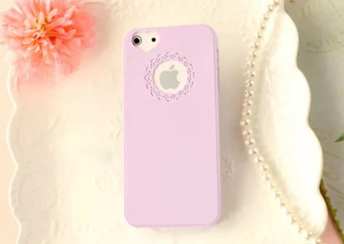 Case Morado Sweet Heart Para iPhone 4 / 4s