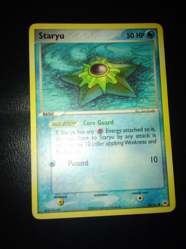 Staryu 75/101 Carta Pokemon 