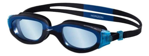 Óculos Águas Abertas Horizon Plus Lente Azul Speedo Cor Preto/Azul