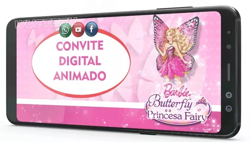 Convite Animado Barbie