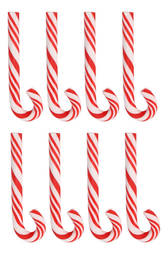 Mz 150 Bastones De Caramelo Navideños Hechos A Mano Rojos Y
