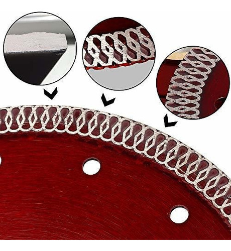 Disco De Corte Diamante 20cm Para Granito Marmol Porcelana