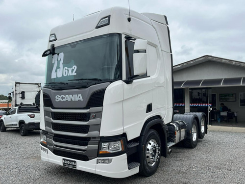 Scania R 450 6x2 Ano 2022/2023 Branco Susp. Ar R450 R460 420