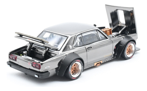 Auto Escala 1/64 Skyline Gt-r V8 Drift Hakosuka Pr64-0097 Chromo
