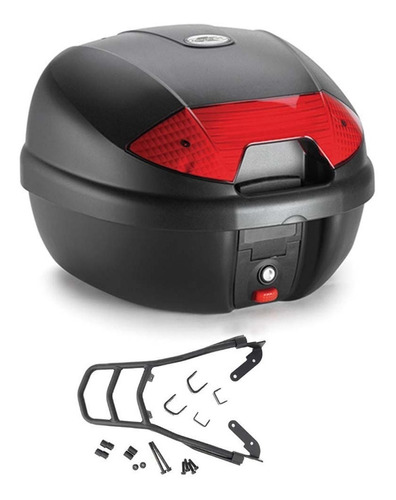 Baul Trasero 30 Ltr Yamaha N-max 125 150 Con Soporte Kappa