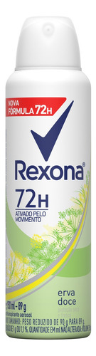 Antitranspirante em aerossol Rexona Erva-Doce 150 ml