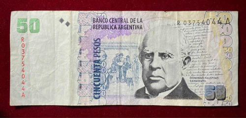 Billete 50 Pesos Reposición Bottero 3633