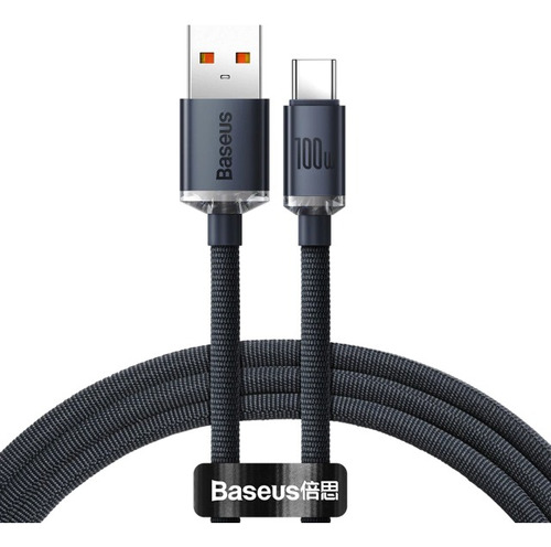 Cable Usb-a A Usb-c Crystal 1.2mt 100w Baseus Original