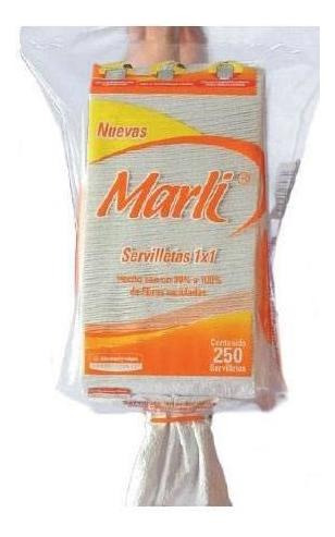 Caja De Servilleta Marli 1x1 Blanca 24/250 Hd (91663)