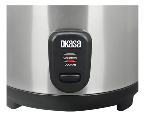 Olla Arrocera Dkasa 1 Libra Con Vaporizador, Exterior Acero
