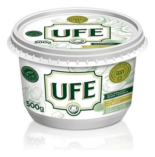 Sabão em Pasta Coco Ufe Pote 500g