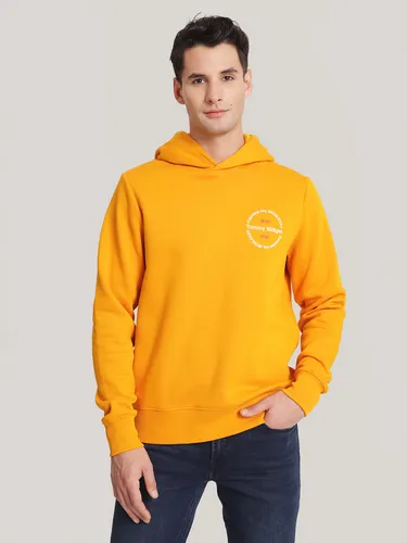 Polerón Hoodie Con Logo Chest Naranjo Tommy Hilfiger