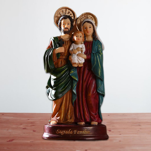 5,5 Pulgadas Niño Jesús María Madre Estatua Estatuilla