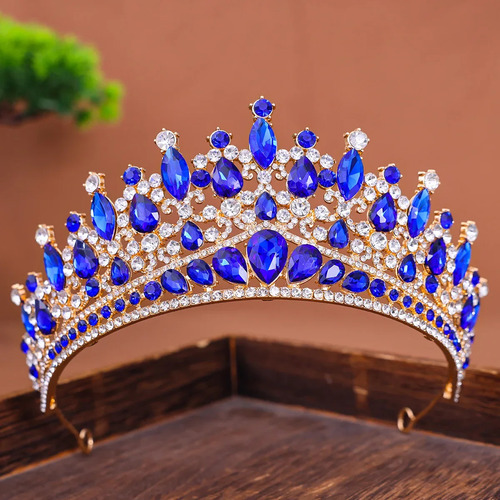 Luxury Vintage Bridal Crown Hair Accessories Diamond