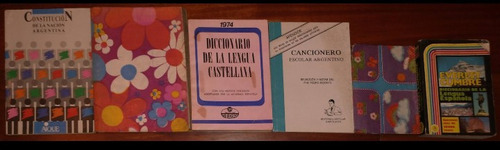 Cancionero Escolar/diccionario Español/ingles/constitucion 