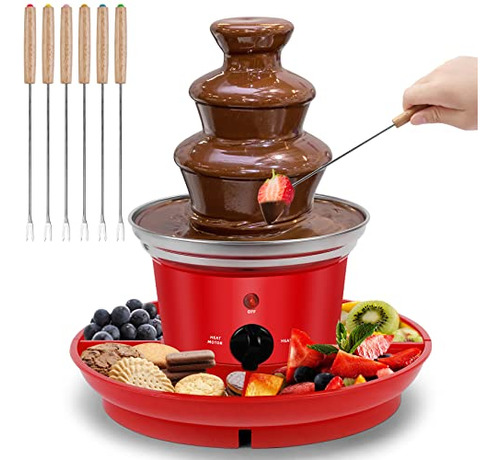 Fuente De Fondue De Chocolate Outamateur De 16 Onzas, Mini C