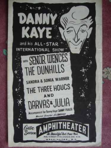Danny Kaye En Washington / Programa / Año 1956
