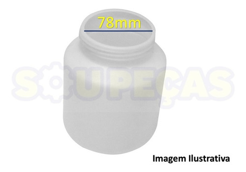 Imagem 3 de 6 de Reservatório Com Tampa Para Pistolas De Pintura - 700ml