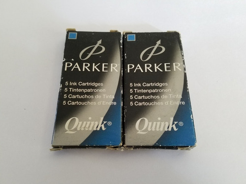 Cartuchos Repuestos Para Pluma Fuente Parker Azul Original