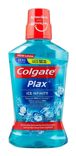 Enxágue Bucal Colgate Plax Ice Infinity 500ml