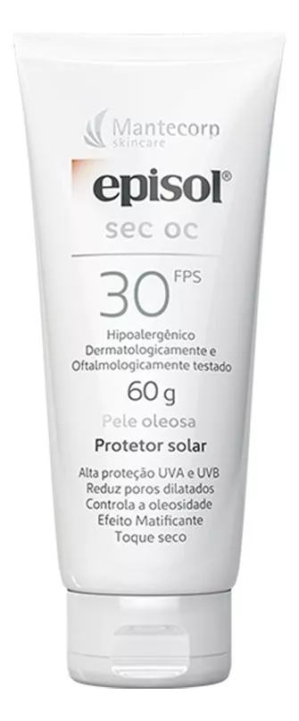 Primeira imagem para pesquisa de episol water gel fps 30 60g gel aquoso sem alcool protecao