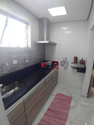 Cobertura Triplex Com 4 Dormitórios À Venda, 640 M² Por R$ 1.200.000 - Macuco - Santos/sp - Co0188