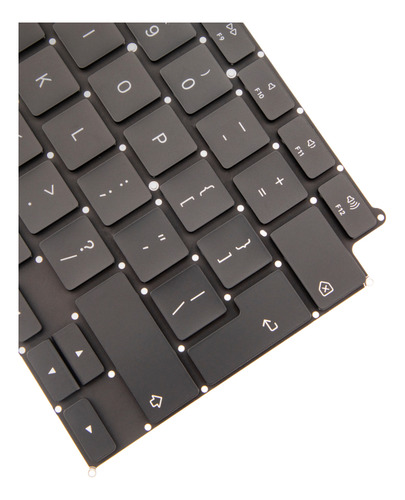 Teclado Para Macbook Air 13 M1 A2337 2020 Europeu Uk Cor Preto